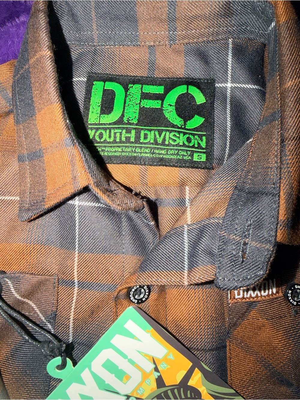 DIXXON Brown and Charcoal Plaid Button-Down Shirt